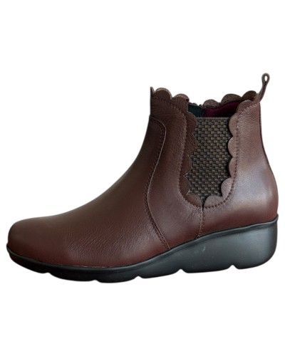 Δερμάτινο Γυναικείo Μποτάκι - M503