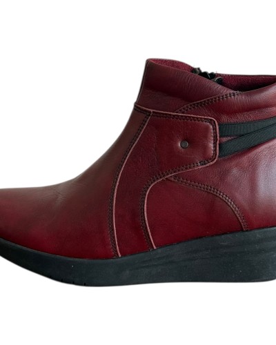 Δερμάτινο Γυναικείo Μποτάκι - M512