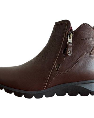 Δερμάτινο Γυναικείo Μποτάκι - M539