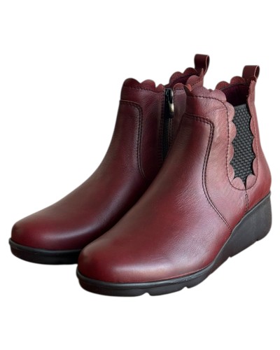 Δερμάτινο Γυναικείo Μποτάκι - M561