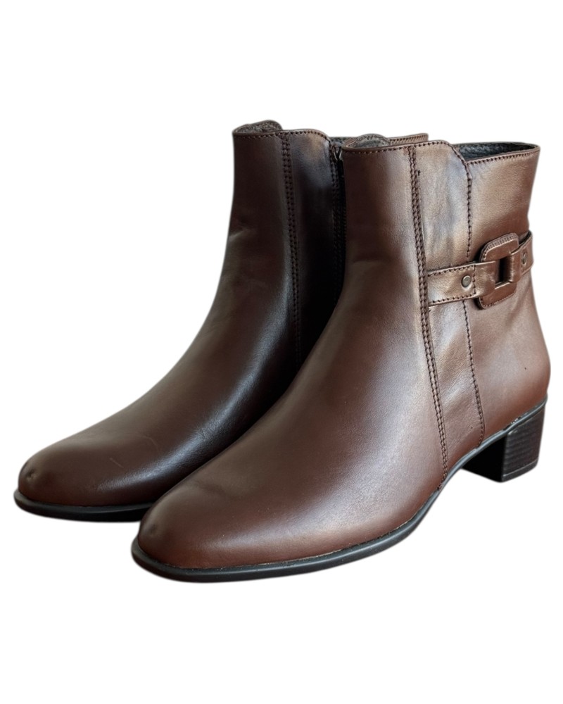 Δερμάτινο Γυναικείo Μποτάκι - M590