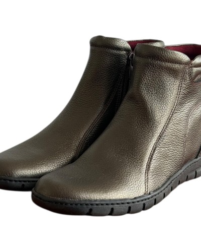 Δερμάτινο Γυναικείo Μποτάκι - M63