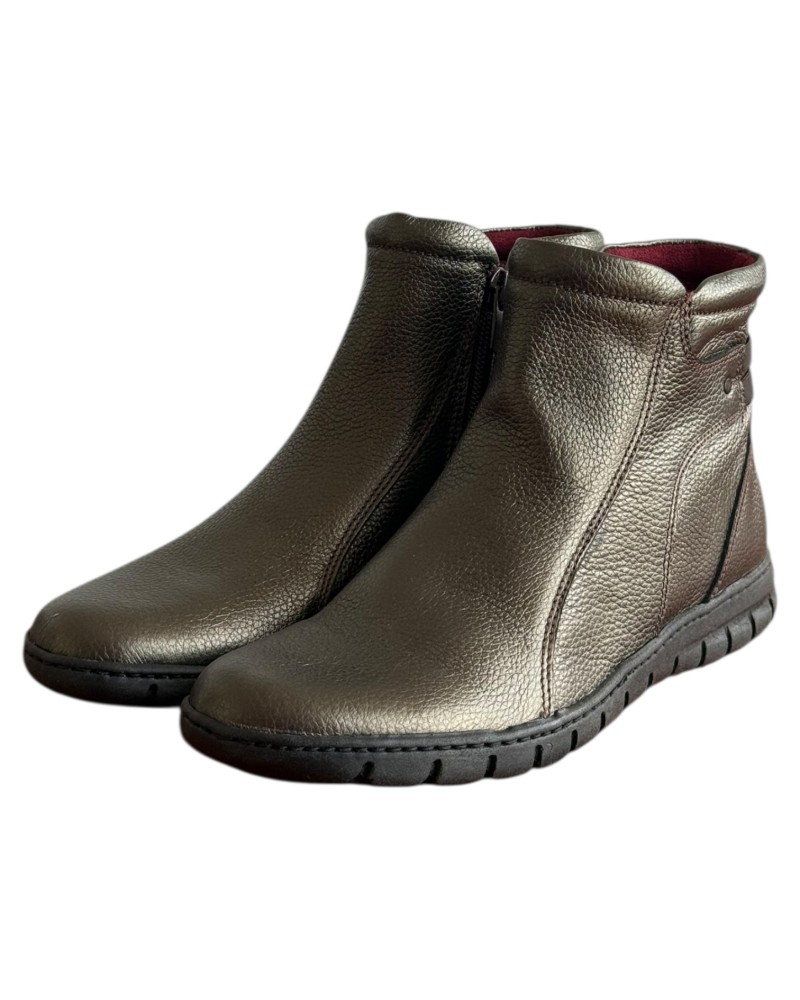 Δερμάτινο Γυναικείo Μποτάκι - M63