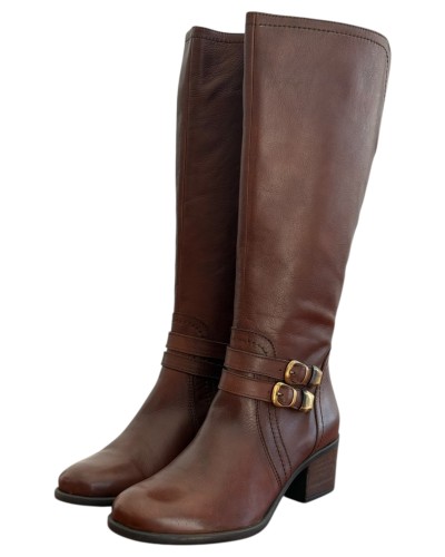 Δερμάτινη Γυναικεία Mπότα - M671