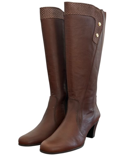 Δερμάτινη Γυναικεία Mπότα - M676