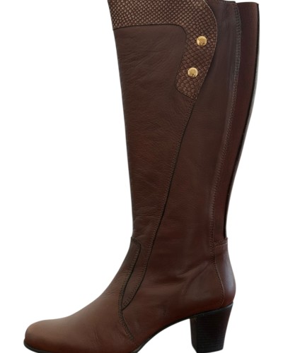 Δερμάτινη Γυναικεία Mπότα - M676