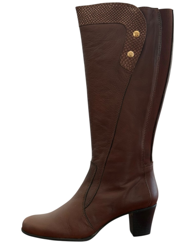 Δερμάτινη Γυναικεία Mπότα - M676