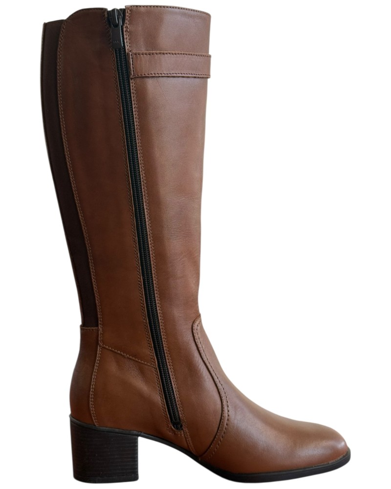 Δερμάτινη Γυναικεία Mπότα - M695