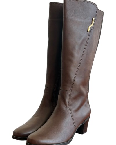 Δερμάτινη Γυναικεία Mπότα - M696