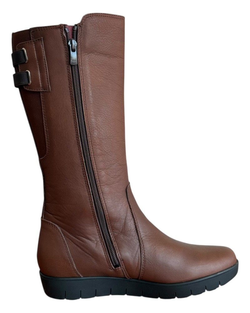 Δερμάτινη Γυναικεία Mπότα - M699