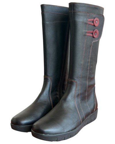 Δερμάτινη Γυναικεία Mπότα - M706