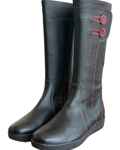 Δερμάτινη Γυναικεία Mπότα - M706