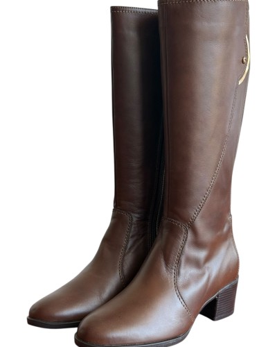 Δερμάτινη Γυναικεία Mπότα - M717