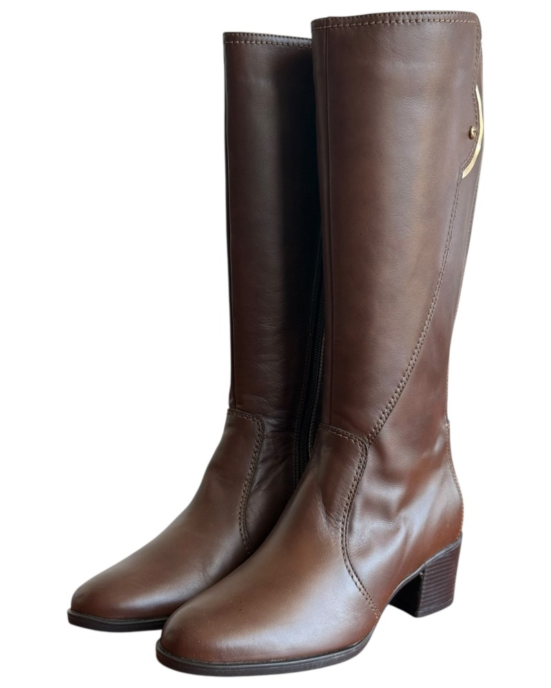 Δερμάτινη Γυναικεία Mπότα - M717