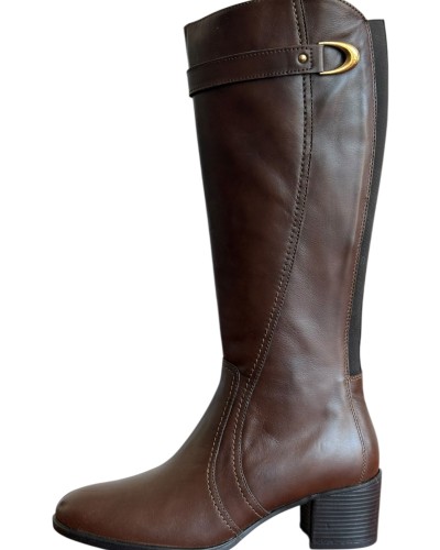 Δερμάτινη Γυναικεία Mπότα - M719