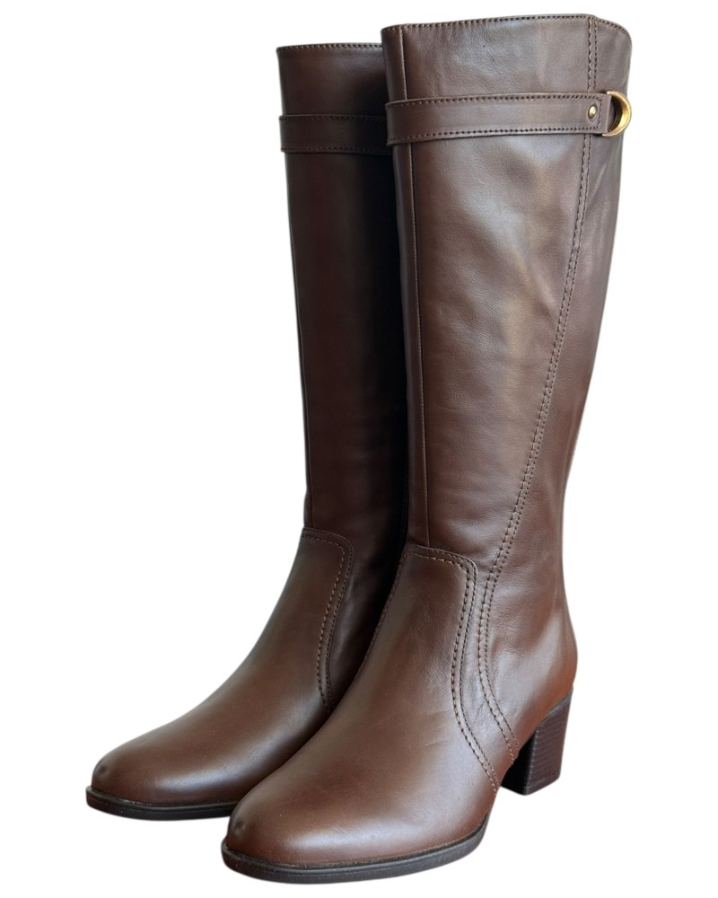 Δερμάτινη Γυναικεία Mπότα - M719