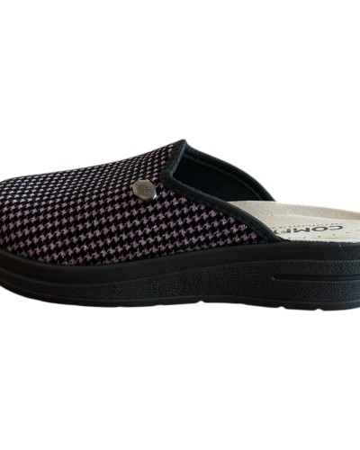 Γυναικεία Δερμάτινη Ανατομική Παντόφλα - M726