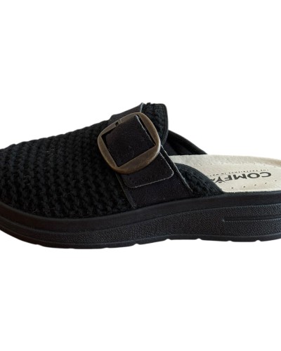 Γυναικεία Δερμάτινη Ανατομική Παντόφλα - M727