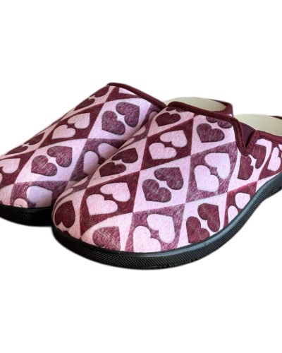 Γυναικεία Δερμάτινη Ανατομική Παντόφλα - M753