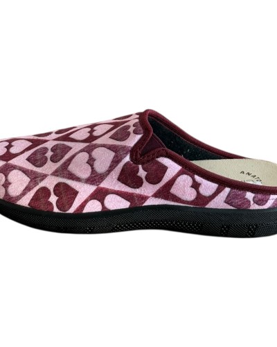 Γυναικεία Δερμάτινη Ανατομική Παντόφλα - M753