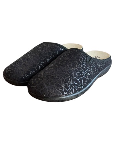 Γυναικεία Δερμάτινη Ανατομική Παντόφλα - M754