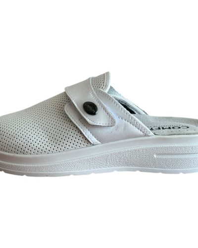 Γυναικεία Δερμάτινη Ανατομική Παντόφλα - M758