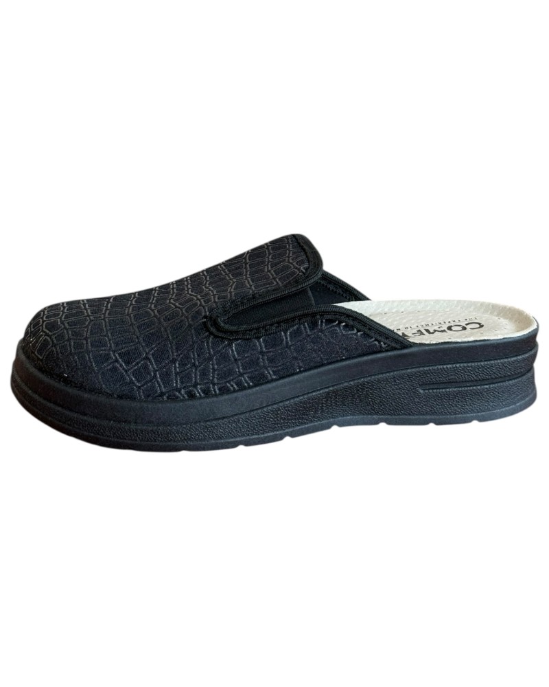 Γυναικεία Δερμάτινη Ανατομική Παντόφλα - M769