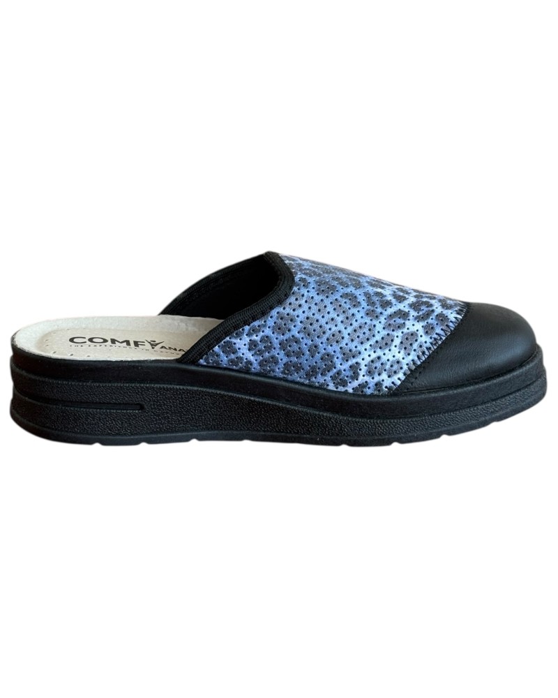 Γυναικεία Δερμάτινη Ανατομική Παντόφλα - M773