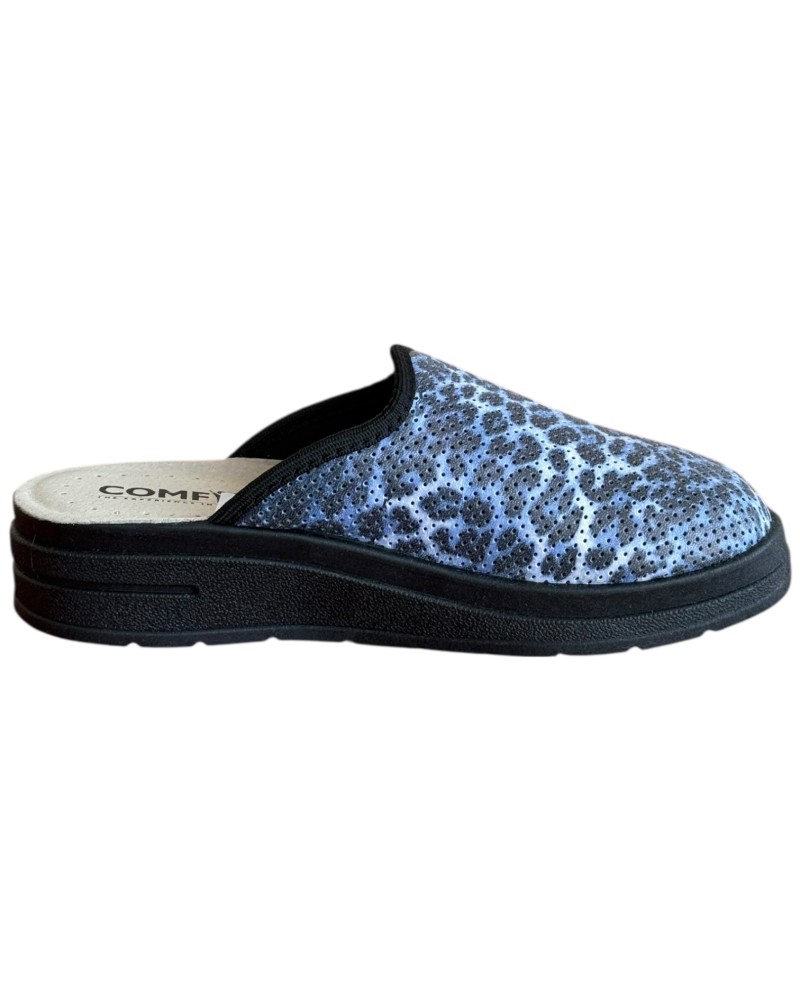 Γυναικεία Δερμάτινη Ανατομική Παντόφλα - M776