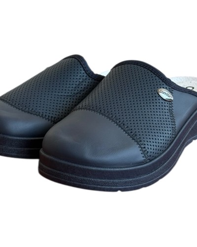 Γυναικεία Δερμάτινη Ανατομική Παντόφλα - M780