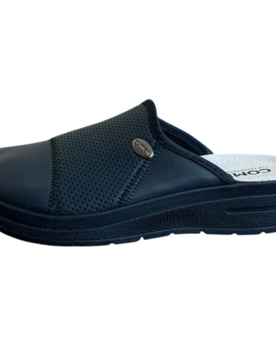 Γυναικεία Δερμάτινη Ανατομική Παντόφλα - M780