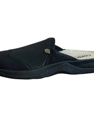 Ανδρική  Δερμάτινη Ανατομική Παντόφλα - M785