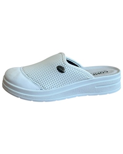 Γυναικεία Δερμάτινη Ανατομική Παντόφλα  - M790