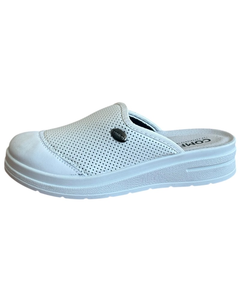 Γυναικεία Δερμάτινη Ανατομική Παντόφλα  - M790