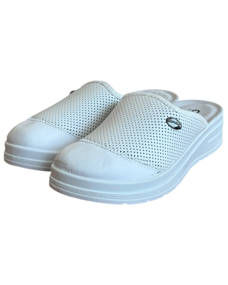 Γυναικεία Δερμάτινη Ανατομική Παντόφλα  - M790