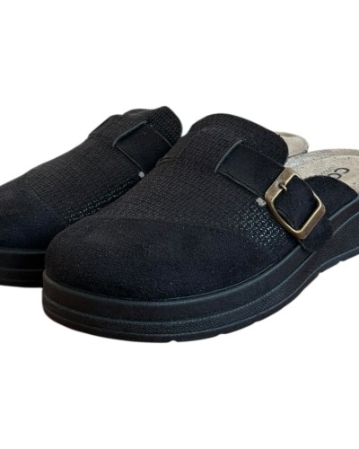 Γυναικεία Δερμάτινη Ανατομική Παντόφλα  - M792