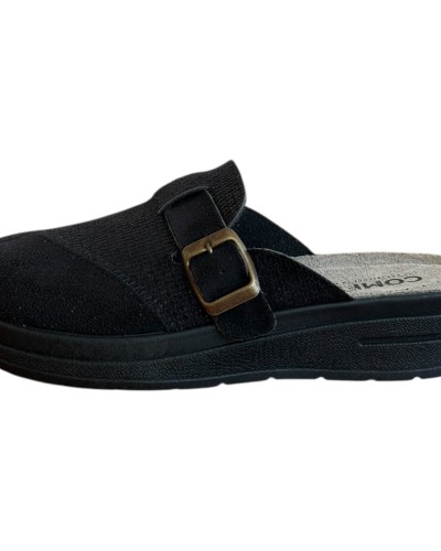 Γυναικεία Δερμάτινη Ανατομική Παντόφλα  - M792