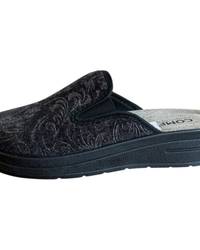 Γυναικεία Δερμάτινη Ανατομική Παντόφλα  - M796