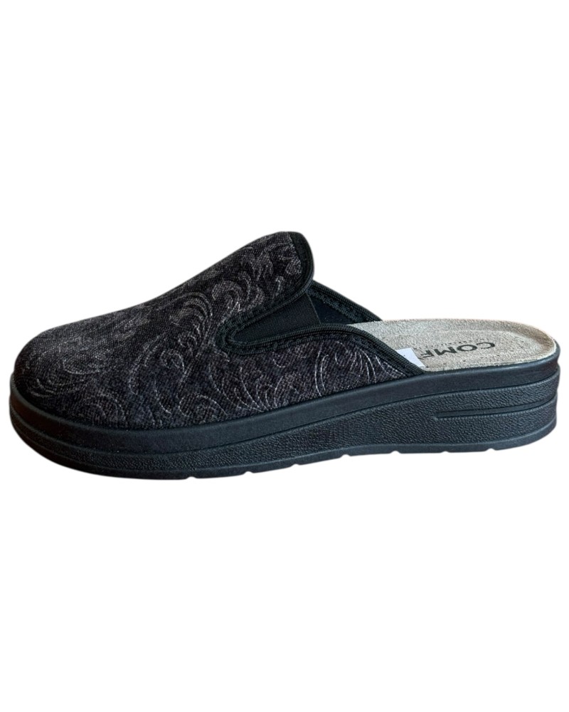 Γυναικεία Δερμάτινη Ανατομική Παντόφλα  - M796