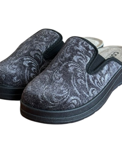 Γυναικεία Δερμάτινη Ανατομική Παντόφλα  - M796