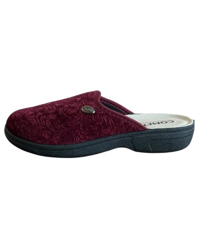 Γυναικεία Δερμάτινη Ανατομική Παντόφλα  - M874