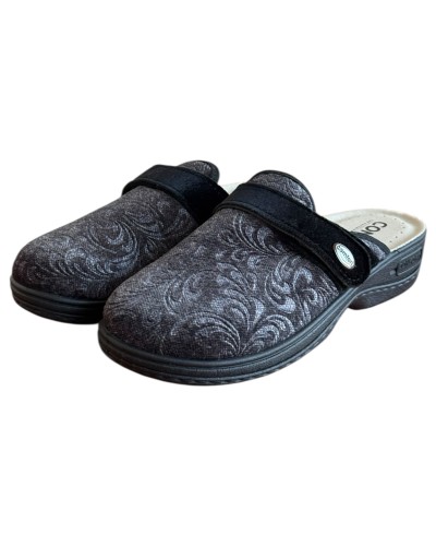 Γυναικεία Δερμάτινη Ανατομική Παντόφλα  - M885