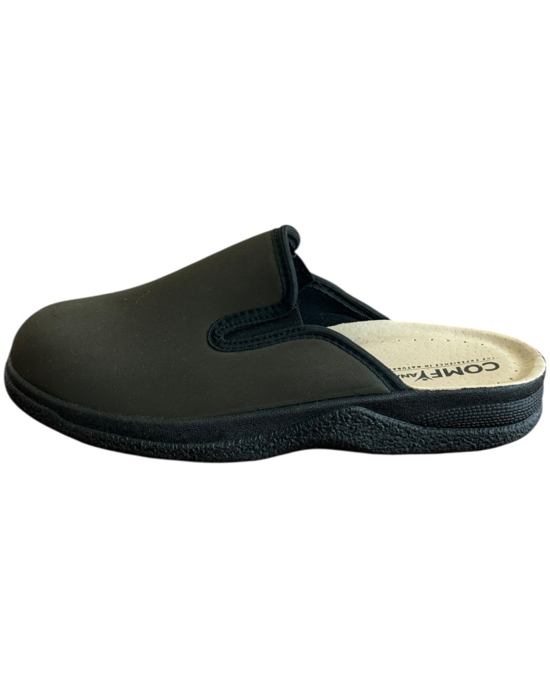 Ανδρική  Δερμάτινη Ανατομική Παντόφλα - M905