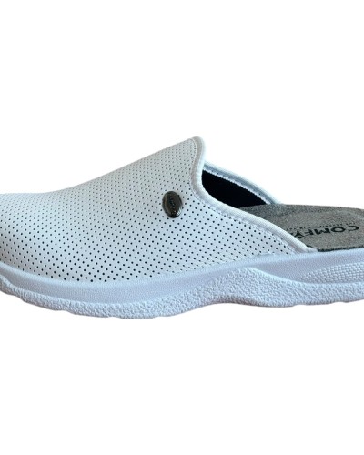 Ανδρική  Δερμάτινη Ανατομική Παντόφλα - M999