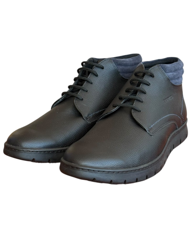  Δερμάτινο Ανδρικό Μποτάκι - N187