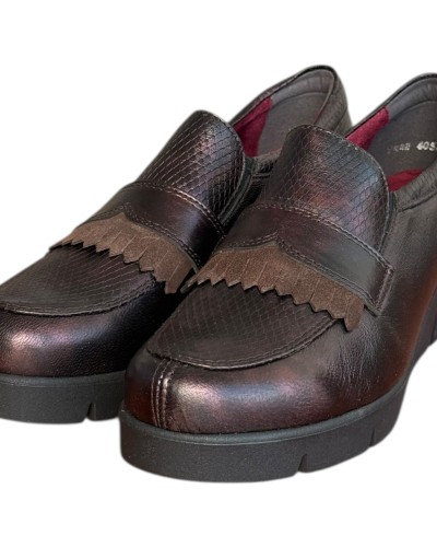  Δερμάτινο Γυναικείo Μοκασίνι - N19