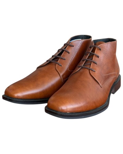  Δερμάτινο Ανδρικό Μποτάκι - N219