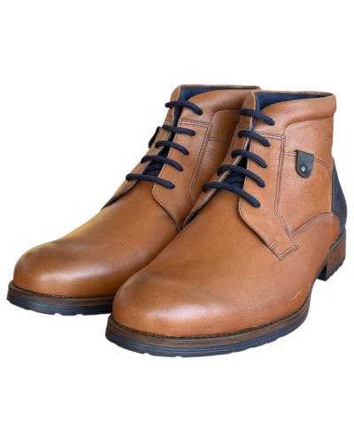  Δερμάτινο Ανδρικό Μποτάκι - N284