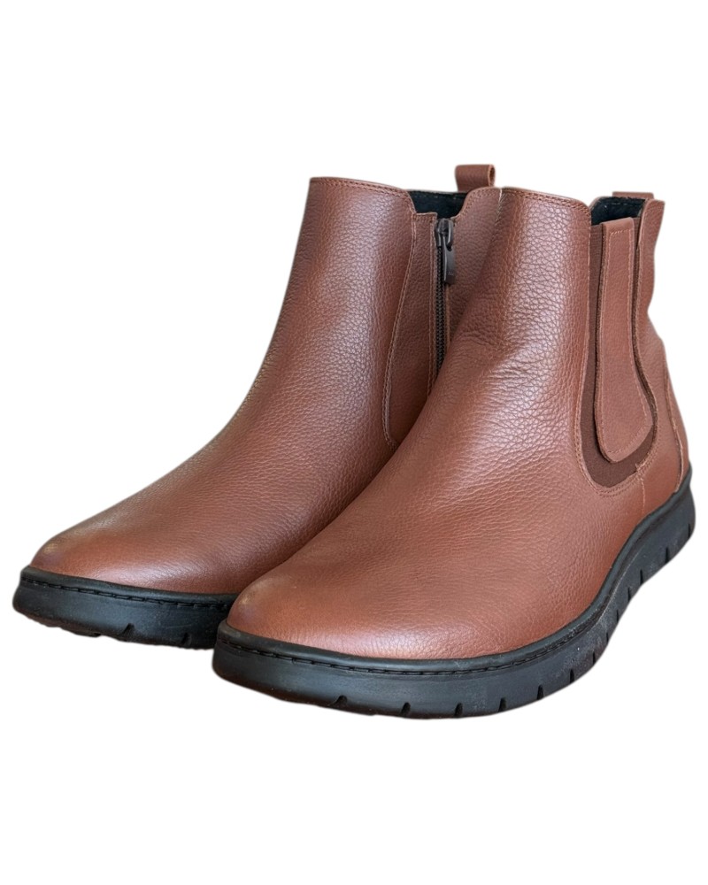  Δερμάτινο Ανδρικό Μποτάκι - N287