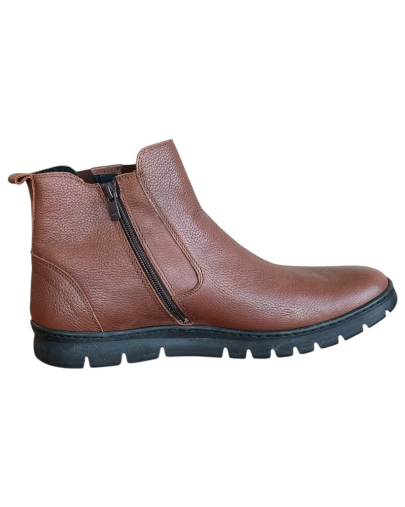  Δερμάτινο Ανδρικό Μποτάκι - N287